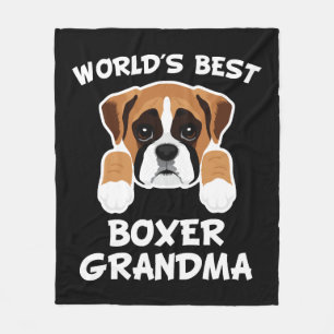 Beste Bokser Oma Hond Granddog Fleece Deken