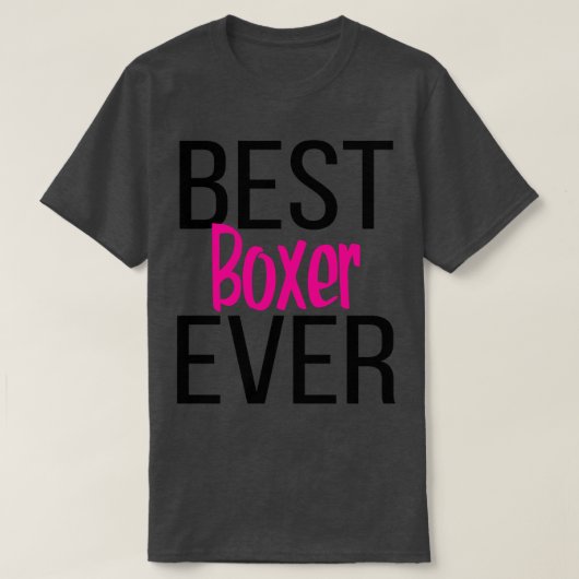 Beste bokser ooit 2 t-shirt (Design voorkant)