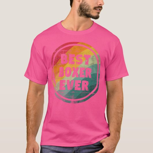 Beste bokser ooit Funny Boxer T-shirt (Voorkant)