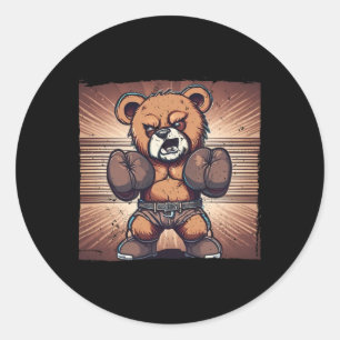Beste Bokskunst Voor Kinderen Mannen Vrouwen Boksh Ronde Sticker