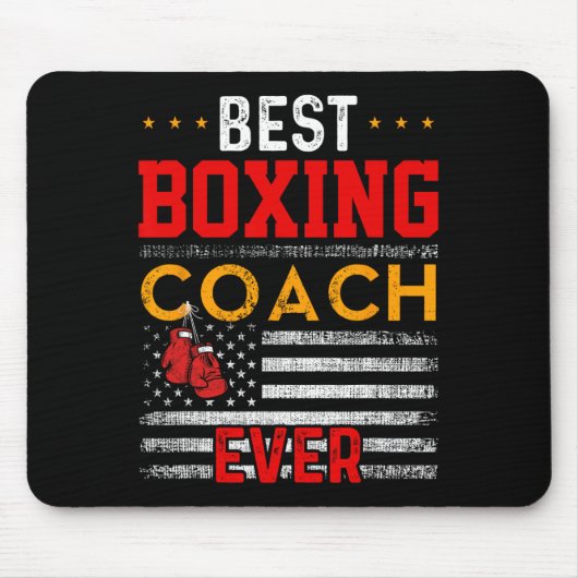 Beste Bokstrainer Ooit Funny Bokstrainer Training Muismat (Voorkant)