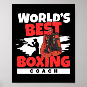 Beste Bokstrainer ter Wereld Boksklub Kickboksen B Poster
