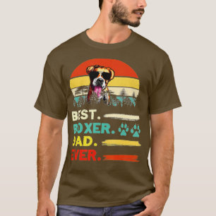 Beste boksvader ooit bokshond voor vaders t-shirt