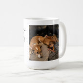 beste bont-opa ooit met afbeelding koffie-mok koffiemok (Voorkant rechts)