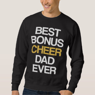 Beste Bonus Cheer Papa Ooit Cheerleading Stiefvade Trui