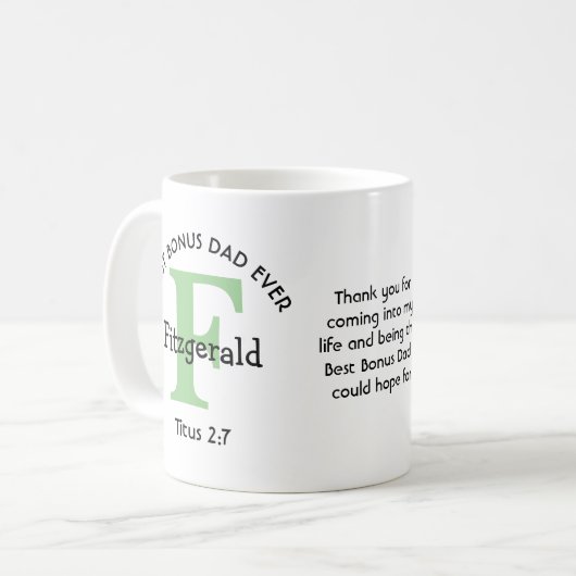 BESTE BONUS DAD OOIT AANGEPAST KOFFIEMOK (Voorkant links)