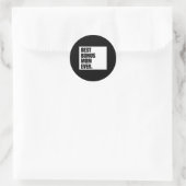 Beste Bonus Moeder ooit Stap Mam Ronde Sticker (Tas)