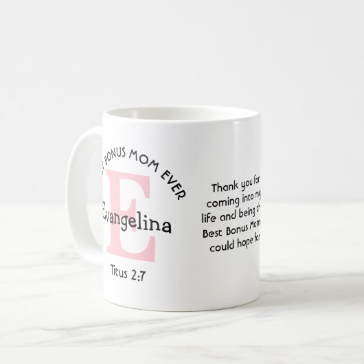 BESTE BONUS MOM OOIT AANGEPAST KOFFIEMOK (Voorkant links)