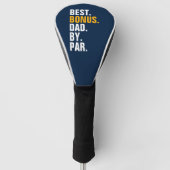 Beste Bonus Papa Door Par Stepdad Vaders Dag Golfheadcover (Voorkant)