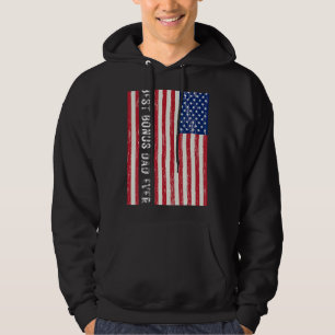 Beste Bonus Papa Ooit Amerikaans Vlag Vet Hoodie