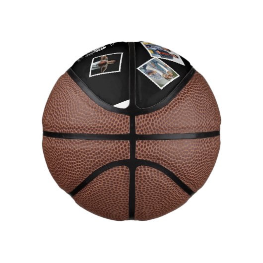 Beste Bonus Papa Ooit Familie Foto's Vaderdag Basketbal (Rechts)