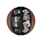 Beste Bonus Papa Ooit Familie Foto's Vaderdag Basketbal (Verticaal)