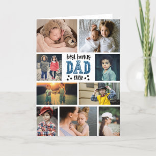 Beste Bonus Papa Ooit Foto Collage Vaderdag Kaart