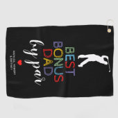 Beste Bonus Vader Door Par Golf Handdoek (Horizontaal)
