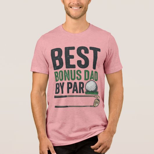 Beste Bonus Vader door Par Golf Shirt Design_1 (Voorkant)