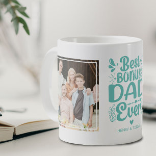 Beste Bonus Vader Ooit 2 Foto Aandenken Koffiemok