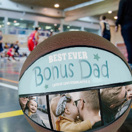 Beste Bonus Vader Ooit | 3 Foto Collage Basketbal
