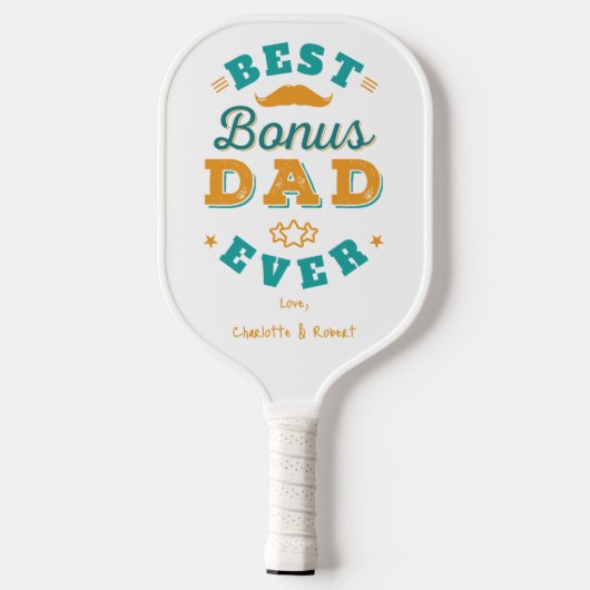 Beste Bonus Vader Ooit Custom Vaderdag Pickleball Paddle (Achterkant)