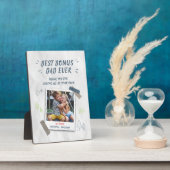 Beste bonus vader ooit Fotovaders Dag Keepslag Fotoplaat (Zijkant)