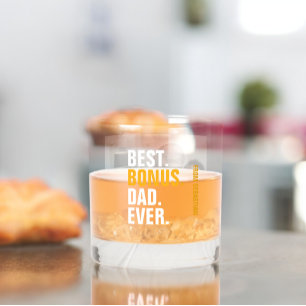 Beste Bonus Vader Ooit Gepersonaliseerde Foto en T Whisky Glas