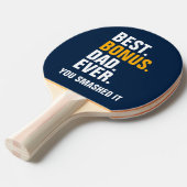 Beste bonus vader ooit stiefvader je knalde het tafeltennisbatje (Voorkant Gekanteld)