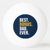 Beste bonus vader ooit stiefvader pingpongbal (Voorkant)
