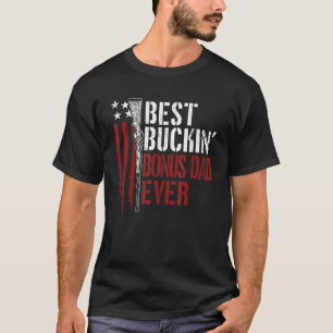 Beste Bonus Vader Ooit USA Vlag Vintage voor M T-shirt