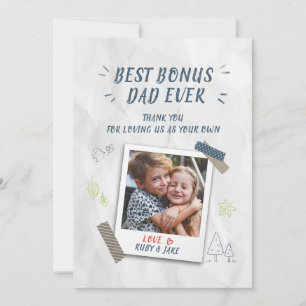 Beste Bonus Vader Vaders Dag Foto Feestdagenkaart