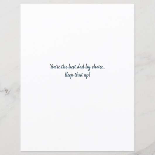 Beste Bonus Vader Vaders Dag Kinder Foto (Achterkant)