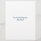 Beste bonus vader vaders dag Stepdad Aangepaste fo (Achterkant)