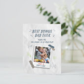 Beste bonus vader vaders dag Stepdad Aangepaste fo (Staand voorkant)