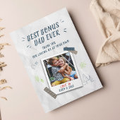 Beste bonus vader vaders dag Stepdad Aangepaste fo Feestdagenkaart