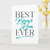 Beste bonusmoeder ooit stiefmoeder kaart (Gele Bloem)