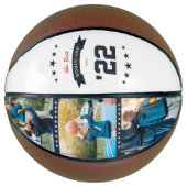 Beste bonusvader ooit | Aangepaste Vaderdag foto Basketbal (Voorkant)