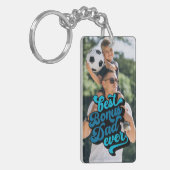 Beste bonusvader ooit | Foto vaderdag Sleutelhanger (Voorkant Links)