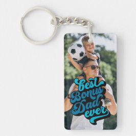 Beste bonusvader ooit | Foto vaderdag Sleutelhanger