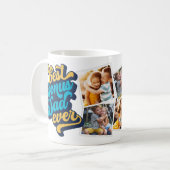 Beste bonusvader ooit | Fotocollage vaderdag Koffiemok (Voorkant links)