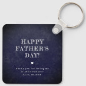 Beste bonusvader ooit stepdad Vaderdag foto Sleutelhanger (Achterkant)