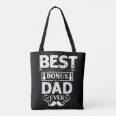 Beste bonusvader ooit tote bag (Achterkant)