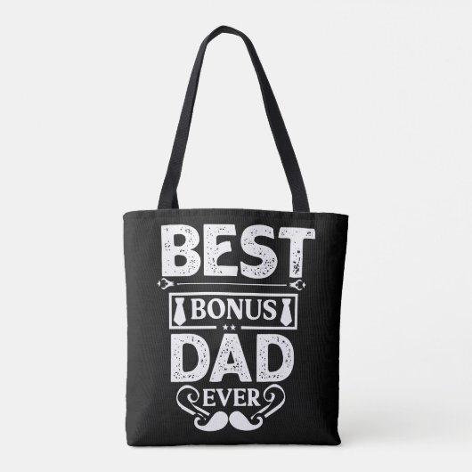 Beste bonusvader ooit tote bag (Achterkant)