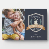 Beste bonusvader op papier | Golf Stepdad Foto Fotoplaat (voorkant)