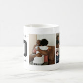 Beste bonusvader ter wereld Fotocollage Koffiemok (Center)