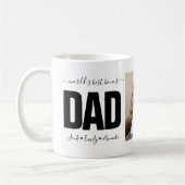 Beste bonusvader ter wereld Fotocollage Koffiemok (Links)