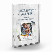 Beste bonusvader vaders dag Aangepaste Stepdad Fotoblokken (Links)