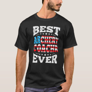 Beste boogschieten coach ooit 4th July USA AME T-shirt
