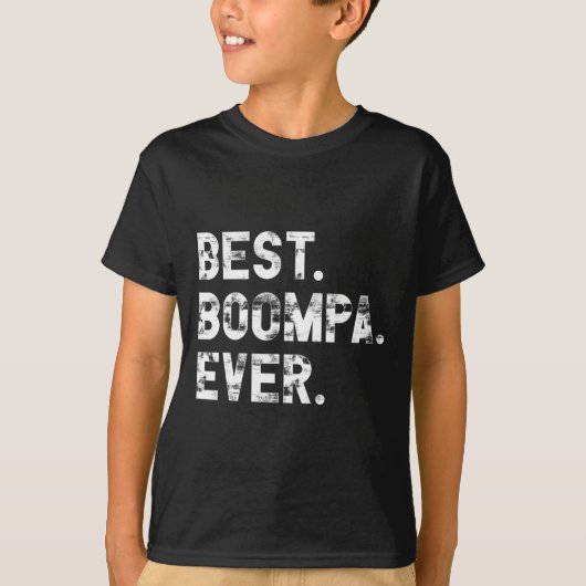 Beste Boompa ooit Grappig Cadeau voor Boompa T-shirt (Voorkant)