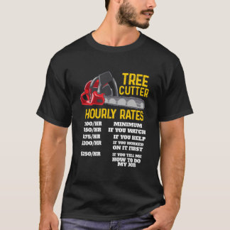 Beste Boomsnijder Uur Tarieven Houtsnijder T-shirt