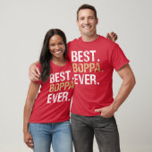 Beste Boppa Ooit Opa Oude Man jongen T-shirt (Unisex)