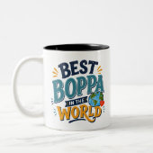 Beste Boppa ter Wereld Foto Mok (Links)