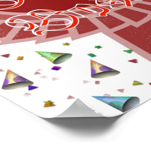 Beste borden-bedrukte printer ter wereld poster (Hoek)